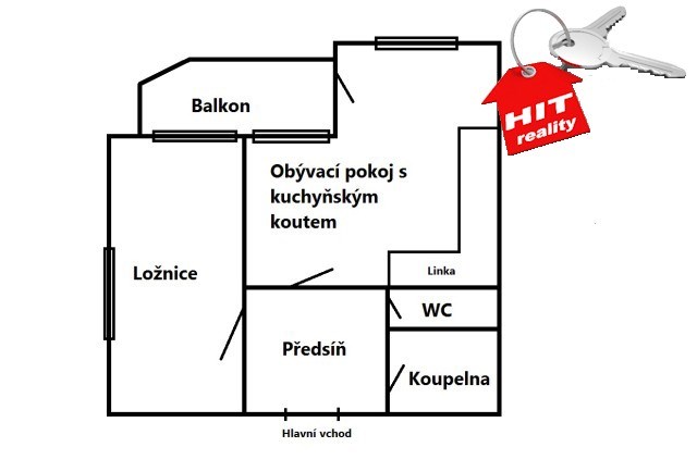 Prodej nového zařízeného bytu 2+kk+B v Plzni na Borech